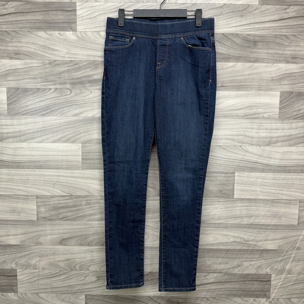 Levi's Skinny Jeans Womens 27W (29x28) Blue Denim Dark Wash Stretch High Waisted